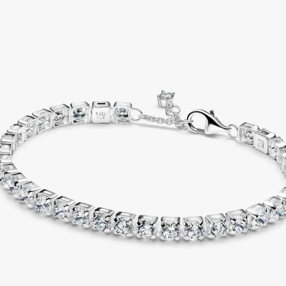 PANDORA - Sparkling Bold Tennis Bracelet - Picture 2 of 5